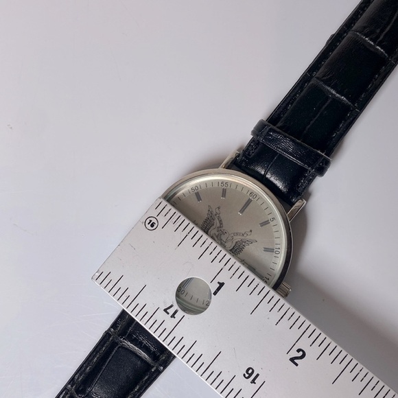 Men's Watch United States Seal Eagle E Pluribus Unum Black Band NEEDS BATTERY - Picture 5 of 10